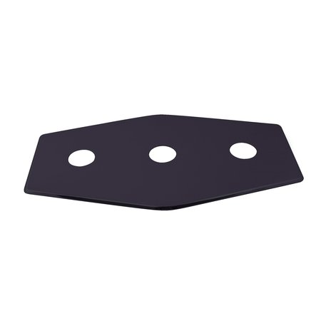 WESTBRASS Three-Hole Remodel Plate in Oil Rubbed Bronze D505-12